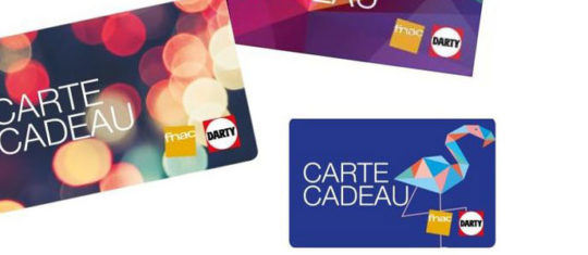 Carte cadeau fnac darty
