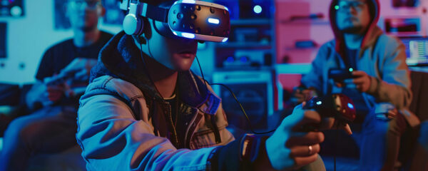 salle de jeu en réalité virtuelle